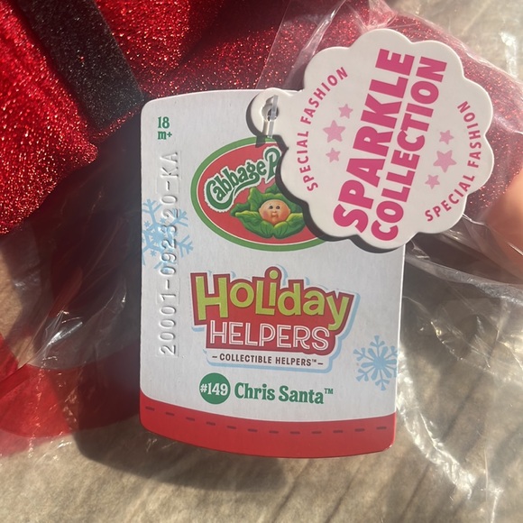 Cabbage Patch Kids Cuties HOLIDAY HELPERS Santa 10" Doll  Christmas NWT - Picture 2 of 5